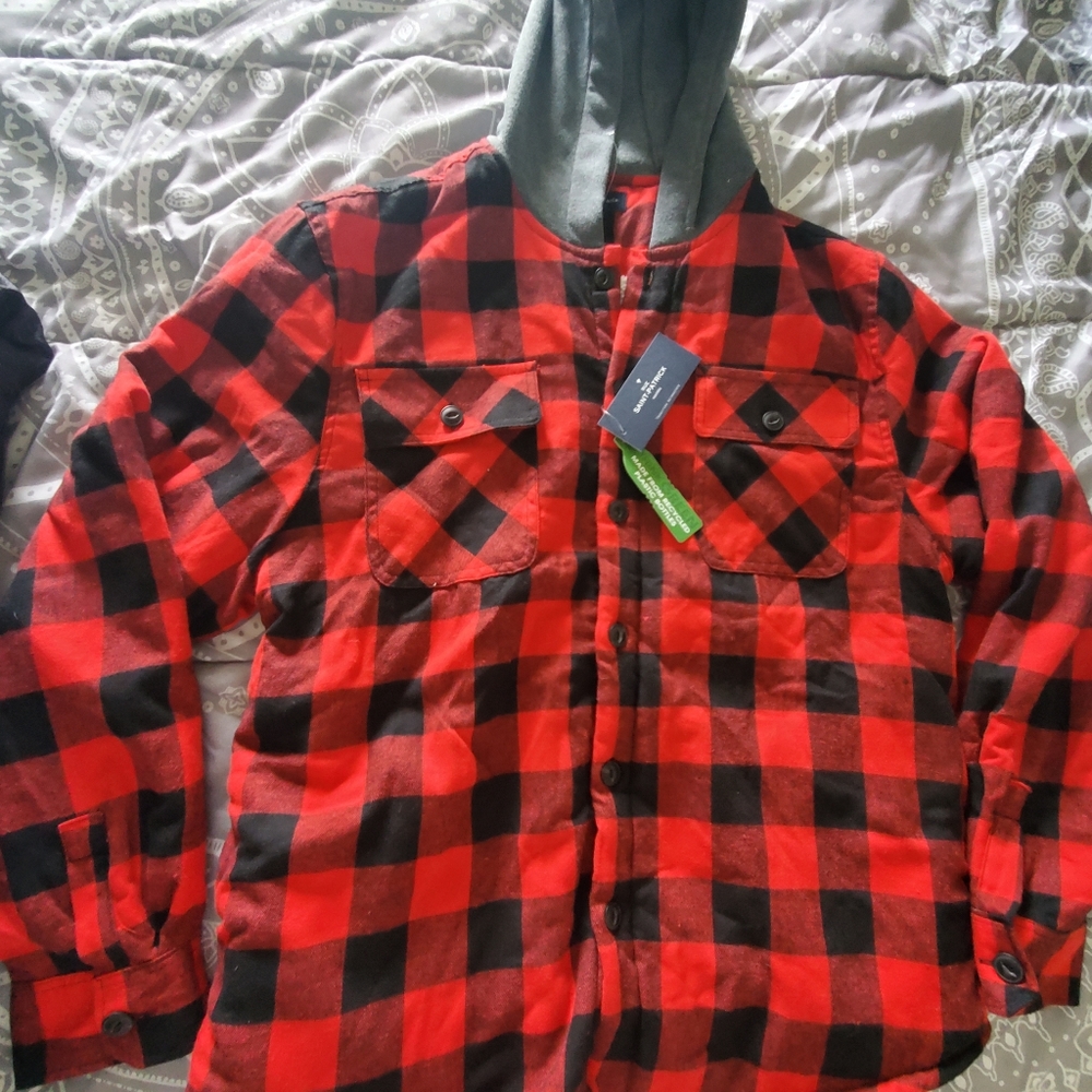 Hoodie lumberjack (padded)